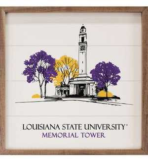 Sketch Memorial Tower LSU